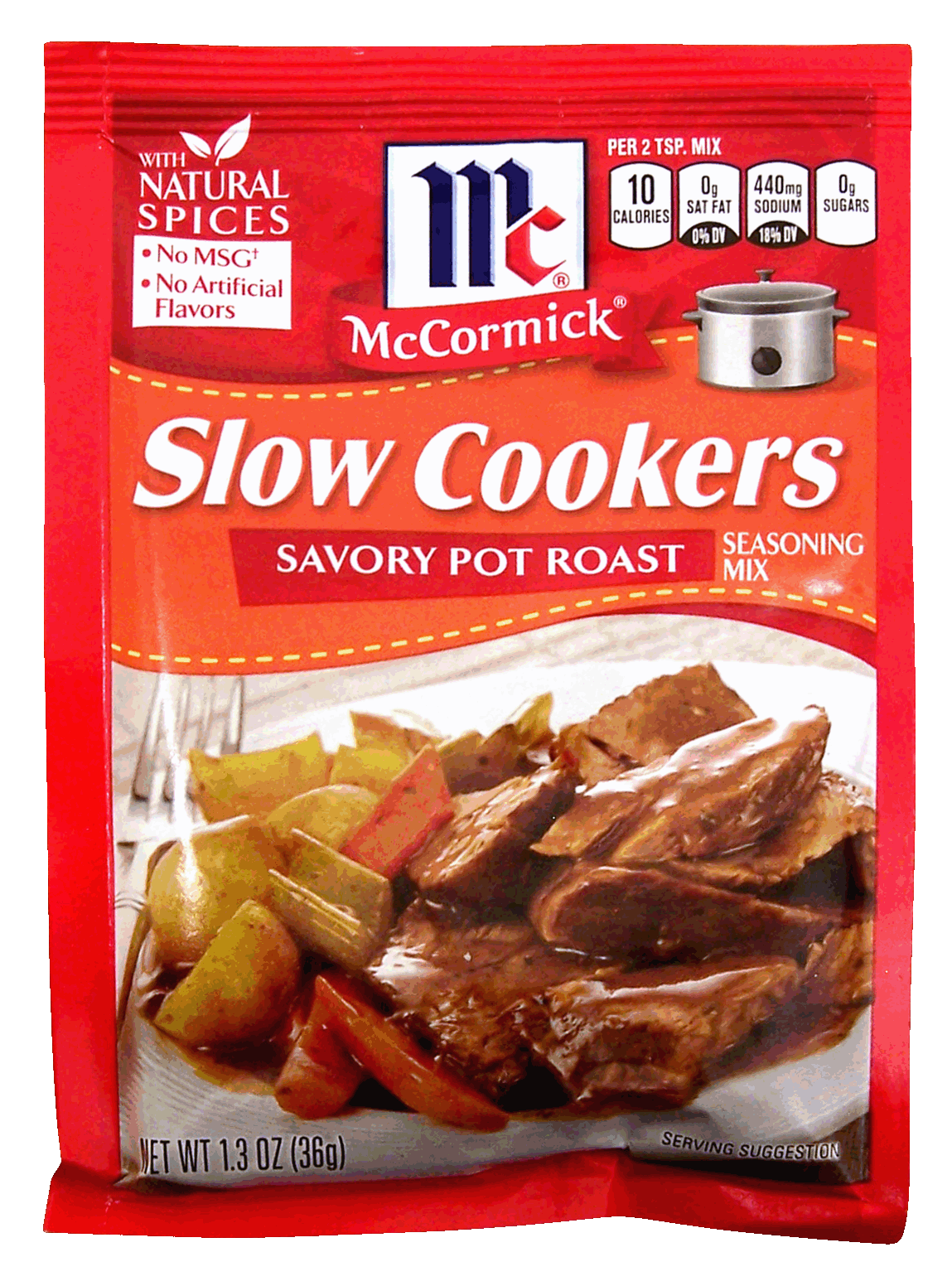 McCormick Seasoning Slow Cookers Savory Pot Roast Full-Size Picture